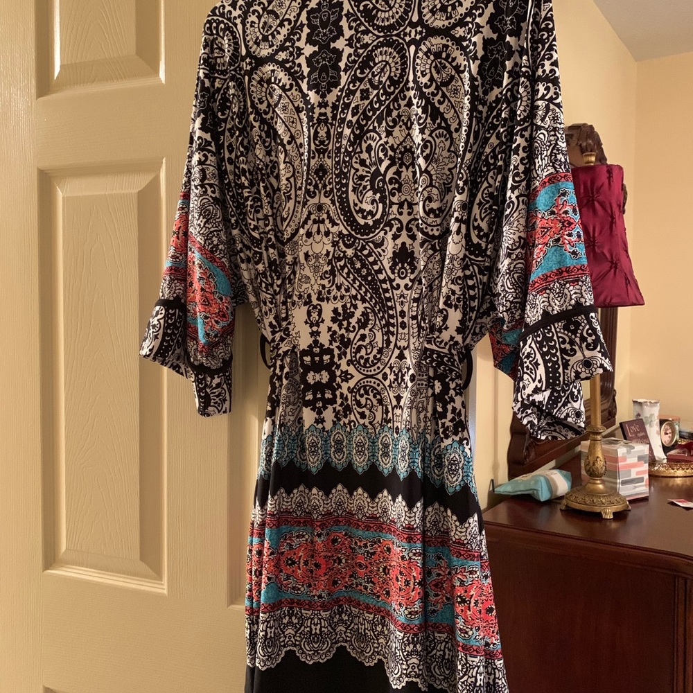 Pajama pants and matching robe, gently used